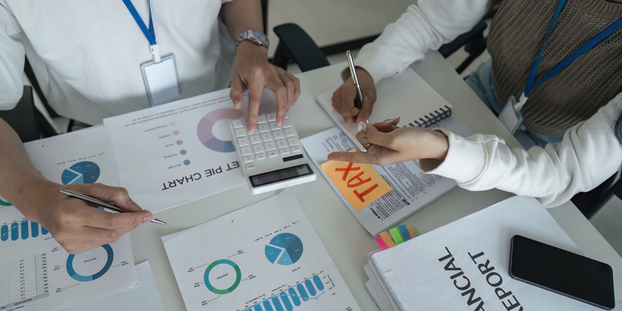Accounting professional at work